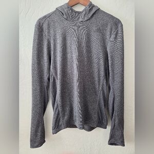 Clearance! Adidas Running Heathered Gray Long Sleeve Athletic Hoodie